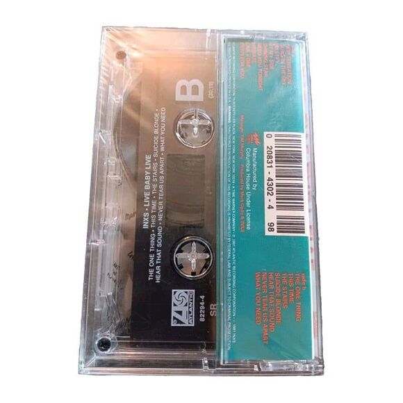 5/$25 New! INXS - LIVE BABY LIVE (Cassette, 1991, Atlantic Records) - Picture 2 of 3